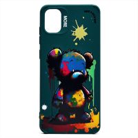 Чехол для Samsung SM-A055F (Galaxy A05) силиконовый (рис. 335/медведь) <темно-зеленый> ― Оптовый PromiseMobile