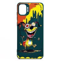 Чехол для Samsung SM-A055F (Galaxy A05) силиконовый (рис. 335/собака) <темно-зеленый> ― Оптовый PromiseMobile