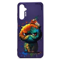 Чехол для Samsung SM-A057F (Galaxy A05s) силиконовый (рис. 335/кот) <фиолетовый> ― Оптовый PromiseMobile