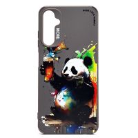 Чехол для Samsung SM-A057F (Galaxy A05s) силиконовый (рис. 335/панда) <серый> ― Оптовый PromiseMobile