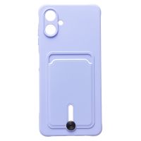 Чехол для Samsung SM-A065F (Galaxy A06) силиконовый с картхолдером №4 <светло-фиолетовый> ― Оптовый PromiseMobile