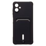 Чехол для Samsung SM-A065F (Galaxy A06) силиконовый с картхолдером №4 <черный>