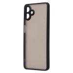 Чехол для Samsung SM-A075F (Galaxy A07) пластиковый с окантовкой <черный>