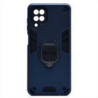Чехол для Samsung SM-A125F (Galaxy A12), A127F (Galaxy A12 Nacho) силиконовый противоударный с кольцом <синий> ― Оптовый PromiseMobile