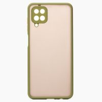 Чехол для Samsung SM-A125F (Galaxy A12), A127F (Galaxy A12 Nacho) пластиковый с окантовкой <зеленый> ― Оптовый PromiseMobile