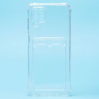 Чехол для Samsung SM-A125F (Galaxy A12), A127F (Galaxy A12 Nacho) силиконовый с картхолдером №2 <прозрачный> ― Оптовый PromiseMobile
