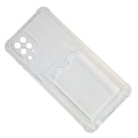 Чехол для Samsung SM-A125F (Galaxy A12), A127F (Galaxy A12 Nacho) силиконовый с картхолдером <прозрачный> ― Оптовый PromiseMobile