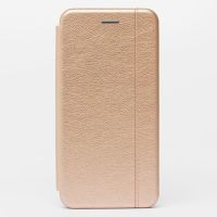 Чехол для Samsung SM-A125F (Galaxy A12), A127F (Galaxy A12 Nacho) флип боковой кожзам №3 <золотой> ― Оптовый PromiseMobile