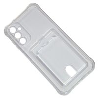 Чехол для Samsung SM-A145F (Galaxy A14), A146B (A14 5G) силиконовый с картхолдером №2 <прозрачный> ― Оптовый PromiseMobile