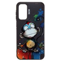 Чехол для Samsung SM-A156B (Galaxy A15 5G) силиконовый (рис. 335/обезьяна) <черный> ― Оптовый PromiseMobile