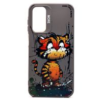 Чехол для Samsung SM-A156B (Galaxy A15 5G) силиконовый (рис. 335/тигр) <серый> ― Оптовый PromiseMobile
