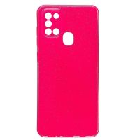 Чехол для Samsung SM-A217F (Galaxy A21s) силиконовый с блестками №3 <розовый> ― Оптовый PromiseMobile