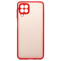 Чехол для Samsung SM-A225F (Galaxy A22) пластиковый с окантовкой <красный> ― Оптовый PromiseMobile