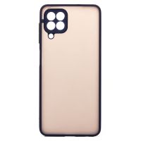 Чехол для Samsung SM-A225F (Galaxy A22) пластиковый с окантовкой <синий> ― Оптовый PromiseMobile