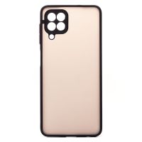 Чехол для Samsung SM-A225F (Galaxy A22) пластиковый с окантовкой <черный> ― Оптовый PromiseMobile