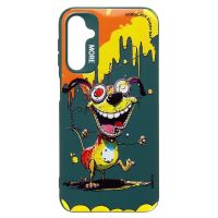 Чехол для Samsung SM-A245F (Galaxy A24) силиконовый (рис. 335/собака) <темно-зеленый> ― Оптовый PromiseMobile