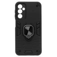 Чехол для Samsung SM-A245F (Galaxy A24) силиконовый противоударный с кольцом <черный> ― Оптовый PromiseMobile