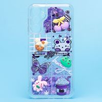 Чехол для Samsung SM-A245F (Galaxy A24) силиконовый 3D игрушки <фиолетовый> ― Оптовый PromiseMobile