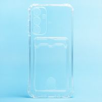Чехол для Samsung SM-A256E (Galaxy A25 5G) силиконовый с картхолдером №2 <прозрачный> ― Оптовый PromiseMobile