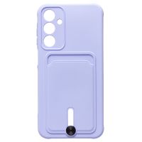 Чехол для Samsung SM-A256E (Galaxy A25 5G) силиконовый с картхолдером №4 <светло-фиолетовый> ― Оптовый PromiseMobile