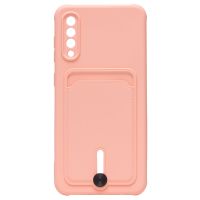 Чехол для Samsung SM-A307F (Galaxy A30s), SM-A505F (Galaxy A50) силиконовый с картхолдером №4 <светло-розовый> ― Оптовый PromiseMobile