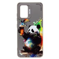 Чехол для Samsung SM-A325F (Galaxy A32) силиконовый (рис. 335/панда) <серый> ― Оптовый PromiseMobile