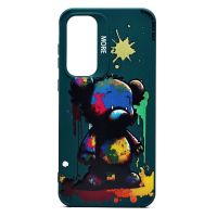 Чехол для Samsung SM-A356E (Galaxy A35 5G) силиконовый (рис. 335/медведь) <темно-зеленый> ― Оптовый PromiseMobile