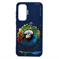Чехол для Samsung SM-A356E (Galaxy A35 5G) силиконовый (рис. 335/овечка) <темно-синий> ― Оптовый PromiseMobile