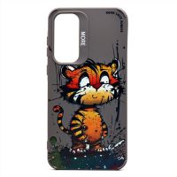Чехол для Samsung SM-A356E (Galaxy A35 5G) силиконовый (рис. 335/тигр) <серый> ― Оптовый PromiseMobile