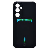 Чехол для Samsung SM-A356E (Galaxy A35 5G) силиконовый с картхолдером №4 <черный> ― Оптовый PromiseMobile