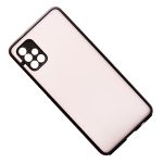 Чехол для Samsung SM-A515F (Galaxy A51) пластиковый с окантовкой <черный>