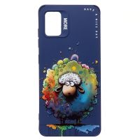 Чехол для Samsung SM-A515F (Galaxy A51) силиконовый (рис. 335/овечка) <темно-синий> ― Оптовый PromiseMobile