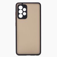 Чехол для Samsung SM-A525F (Galaxy A52), A528B (A52s 5G) пластиковый с окантовкой <черный> ― Оптовый PromiseMobile