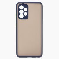 Чехол для Samsung SM-A525F (Galaxy A52), A528B (A52s 5G) пластиковый с окантовкой <синий> ― Оптовый PromiseMobile