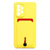 Чехол для Samsung SM-A536E (Galaxy A53 5G) силиконовый с картхолдером №4 <желтый> ― Оптовый PromiseMobile