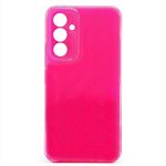 Чехол для Samsung SM-A546E (Galaxy A54 5G) силиконовый с блестками №3 <розовый>