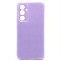 Чехол для Samsung SM-A546E (Galaxy A54 5G) силиконовый с блестками №3 <светло-фиолетовый> ― Оптовый PromiseMobile