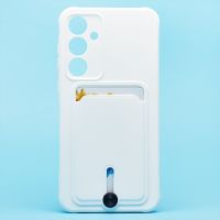 Чехол для Samsung SM-A556E (Galaxy A55 5G) силиконовый с картхолдером №4 <белый> ― Оптовый PromiseMobile