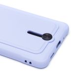Чехол для Samsung SM-G780F (Galaxy S20 FE) силиконовый с картхолдером №4 <светло-фиолетовый>
