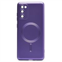 Чехол для Samsung SM-G780F (Galaxy S20 FE) силиконовый Matte MagSafe <пурпурный> ― Оптовый PromiseMobile