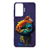 Чехол для Samsung SM-G990B (Galaxy S21 FE) силиконовый (рис. 335/кот) <фиолетовый> ― Оптовый PromiseMobile