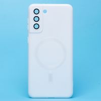 Чехол для Samsung SM-G996B (Galaxy S21 Plus) силиконовый Matte MagSafe <белый> ― Оптовый PromiseMobile
