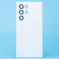Чехол для Samsung SM-S908B (Galaxy S22 Ultra) силиконовый Matte MagSafe <белый> ― Оптовый PromiseMobile