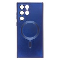 Чехол для Samsung SM-S908B (Galaxy S22 Ultra) силиконовый Matte MagSafe <темно-синий> ― Оптовый PromiseMobile