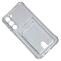 Чехол для Samsung SM-S916B (Galaxy S23 Plus) силиконовый с картхолдером №2 <прозрачный> ― Оптовый PromiseMobile