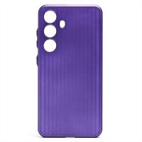 Чехол для Samsung SM-S921B (Galaxy S24) пластиковый рифленый <фиолетовый> ― Оптовый PromiseMobile