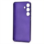 Чехол для Samsung SM-S921B (Galaxy S24) пластиковый рифленый <фиолетовый>