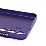 Чехол для Samsung SM-S921B (Galaxy S24) пластиковый рифленый <фиолетовый>