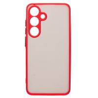 Чехол для Samsung SM-S921B (Galaxy S24) пластиковый с окантовкой <красный> ― Оптовый PromiseMobile
