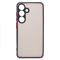 Чехол для Samsung SM-S921B (Galaxy S24) пластиковый с окантовкой <черный> ― Оптовый PromiseMobile